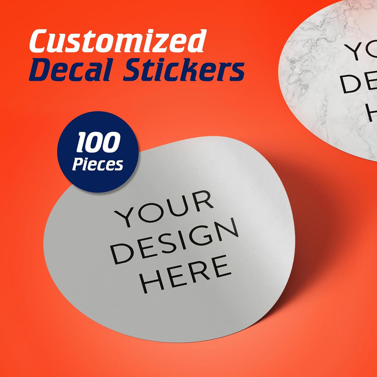 Custom Vinyl Stickers - Upload Your own Image, Text, Design, Logo - Personalized Logo Labels for