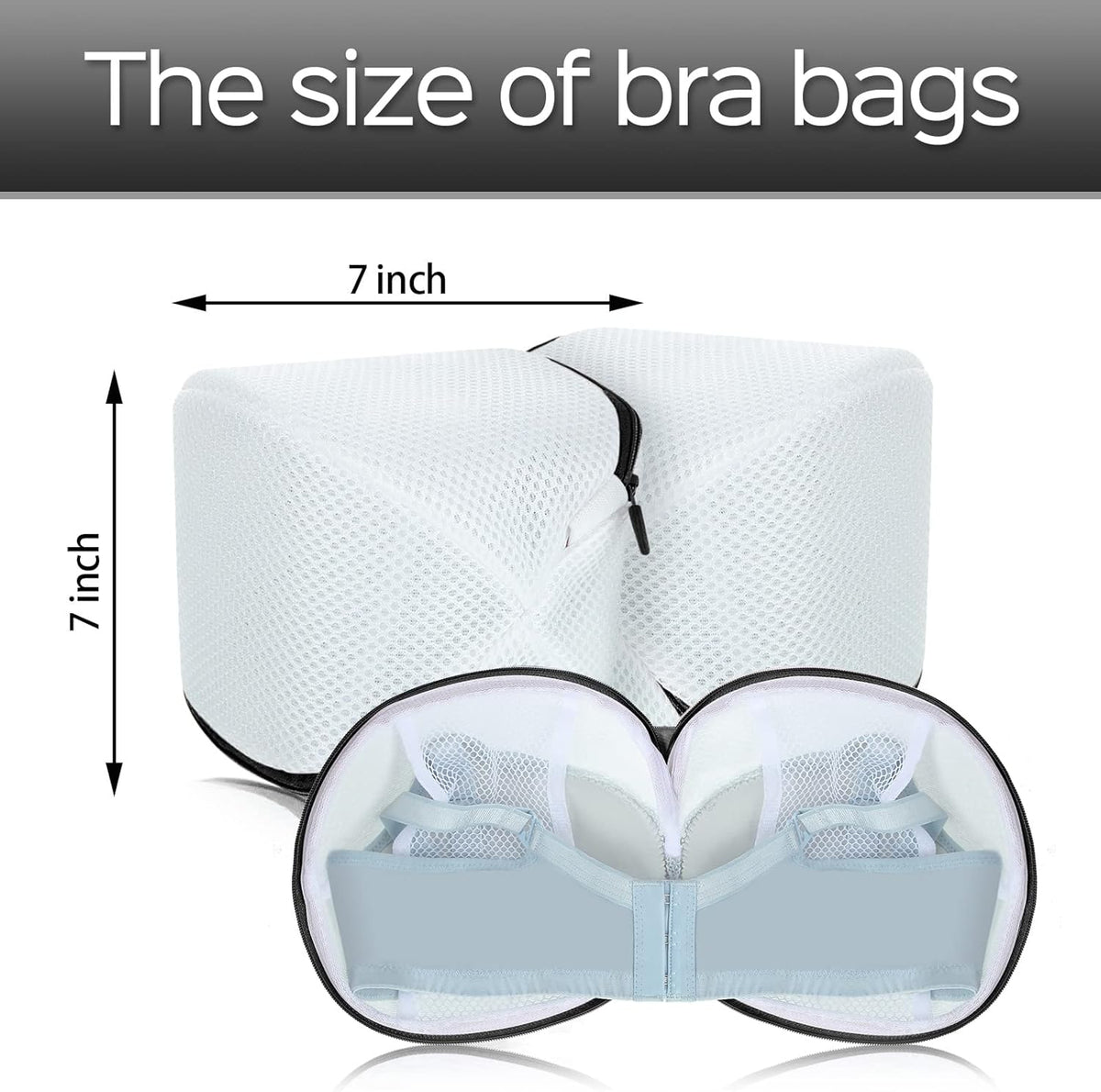 Shappy 6 Pieces Bra Washing Bag for Laundry Mesh Wash Lingerie Underwear Brassiere Washing Bags