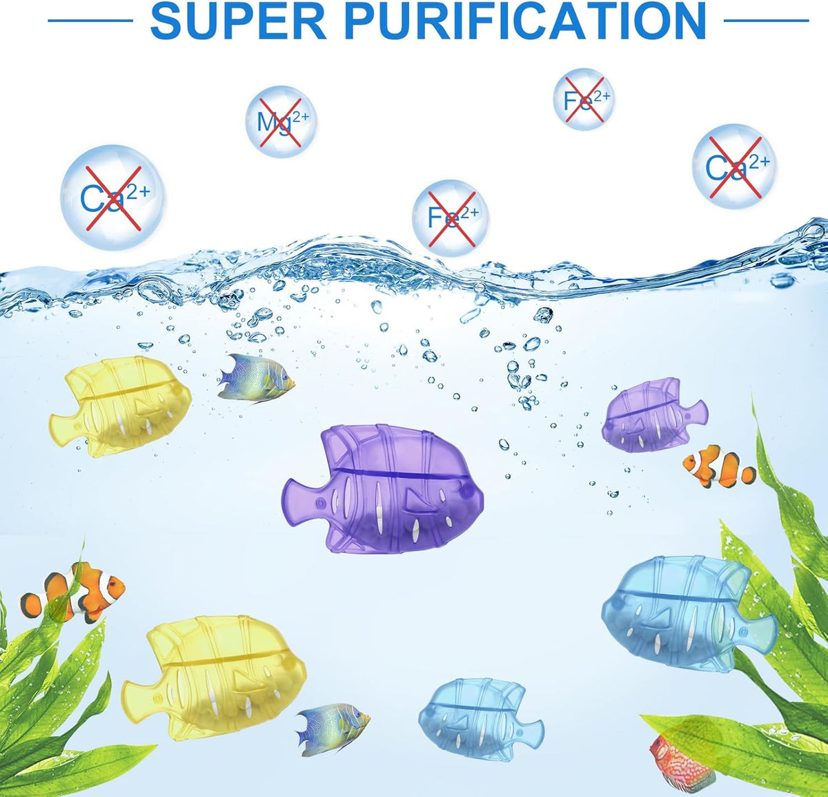 10PC Humidifier Cleaner Fish Universal Humidifier Tank Cleaner Works in All humidifiers and Fish