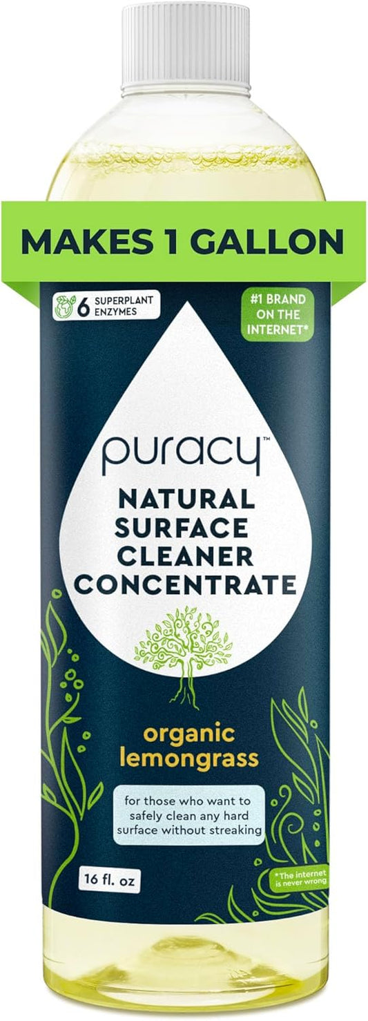 Puracy Multi-Surface Cleaner Concentrate - Plant-Powered Everyday Surface Cleaner - Natural All