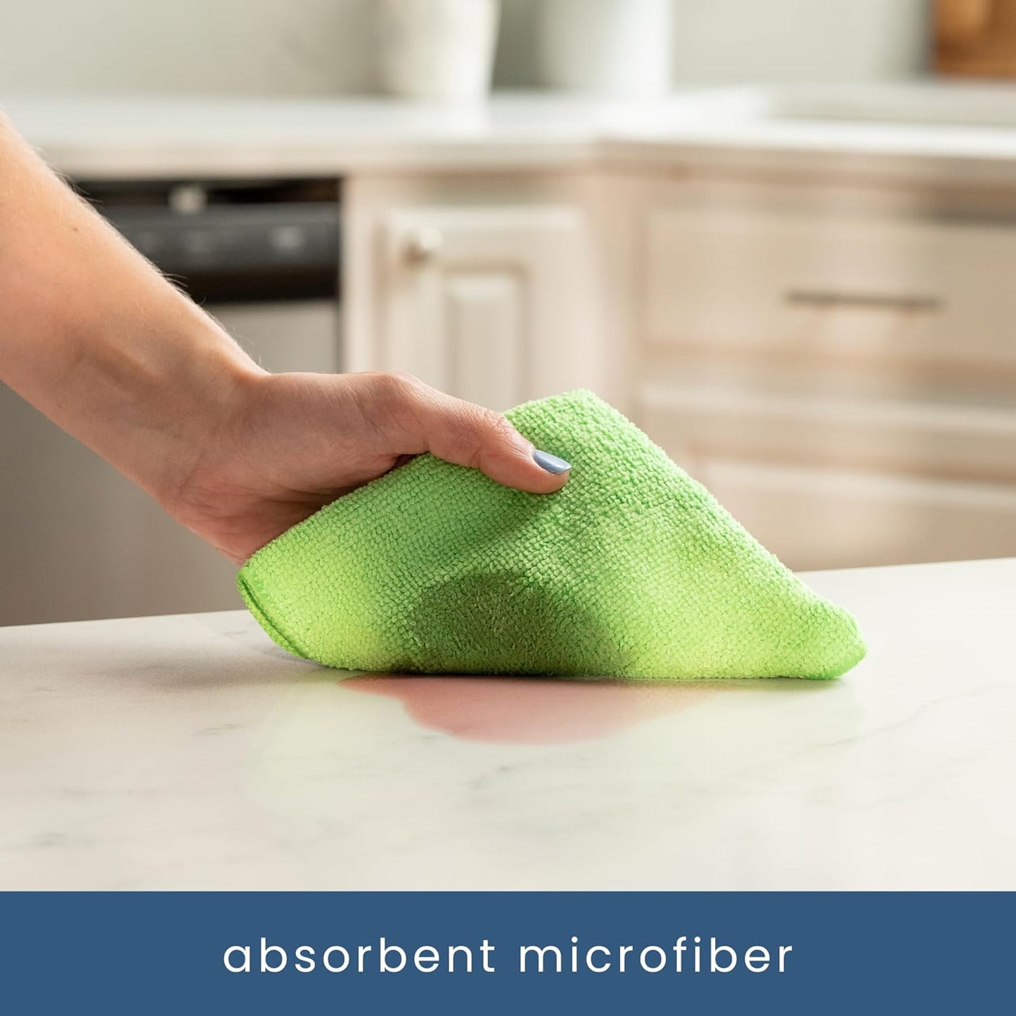 S&T INC. 150 Pack Microfiber Cleaning Cloth, Bulk Towels for Home, Reusable Microfiber Towels for