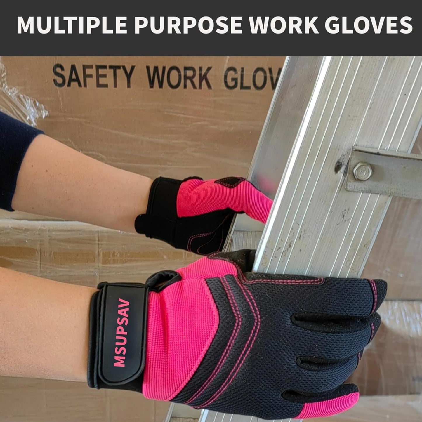 Thorn Proof&Puncture Resistant Gardening Gloves with Grip,Garden Gloves for Women, Leather Work