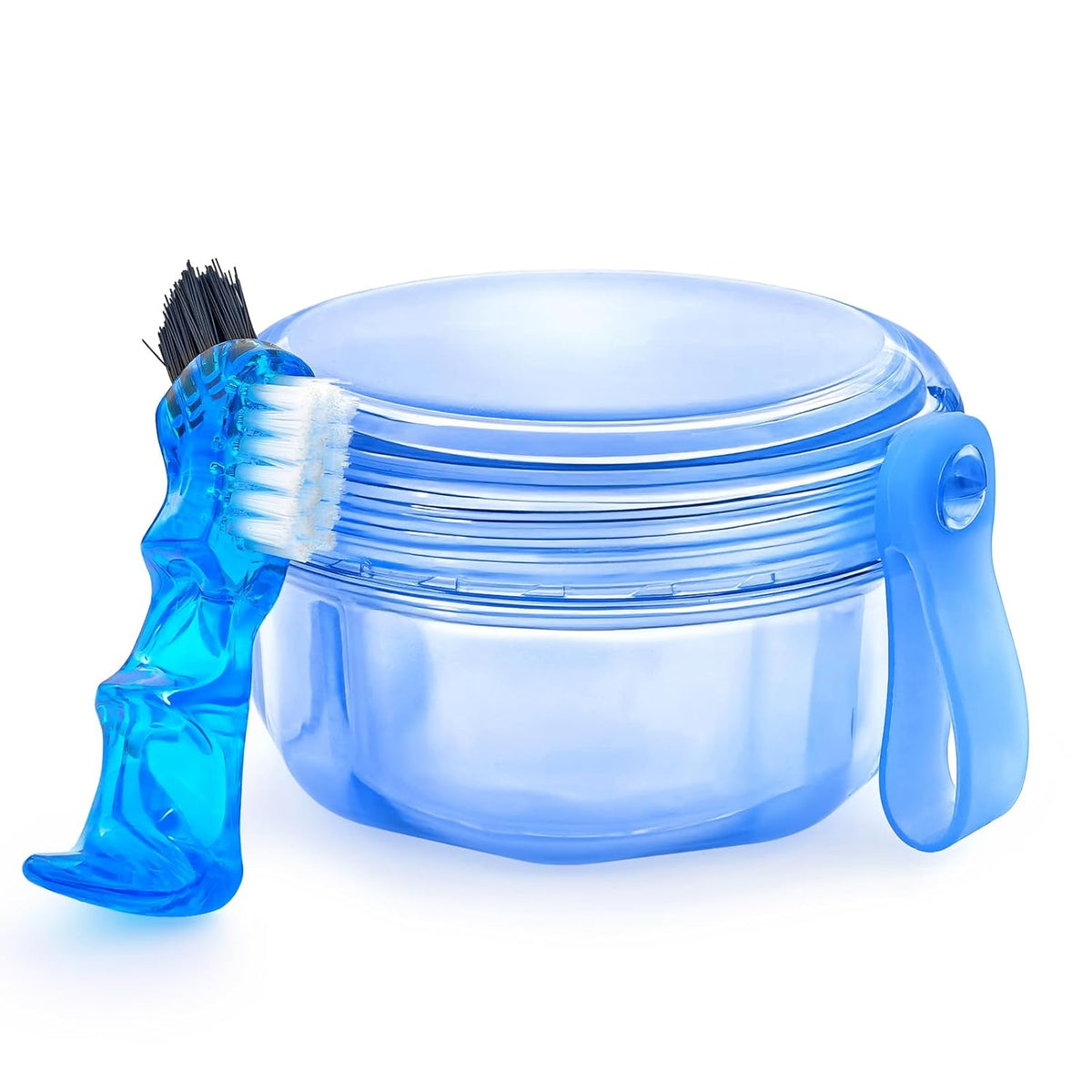 No Leak Partial Denture Case Retainer Bath Box Cup, Denture Soaking Cup False Teeth Holder Box Case