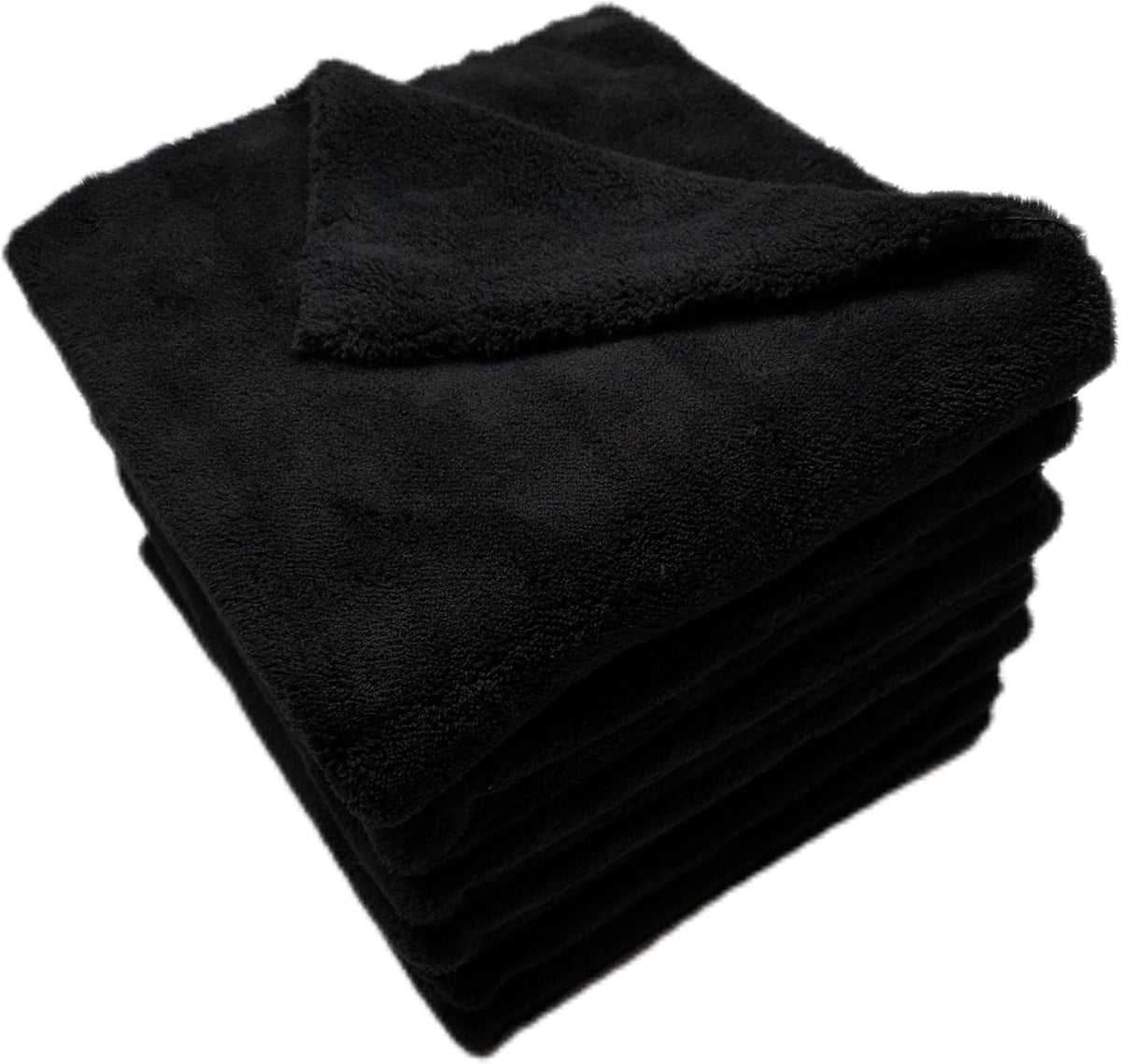 Plush Edgeless Microfiber Towel for Car, Soft Drying Wash Detailing Buffing Polishing Towel, 500