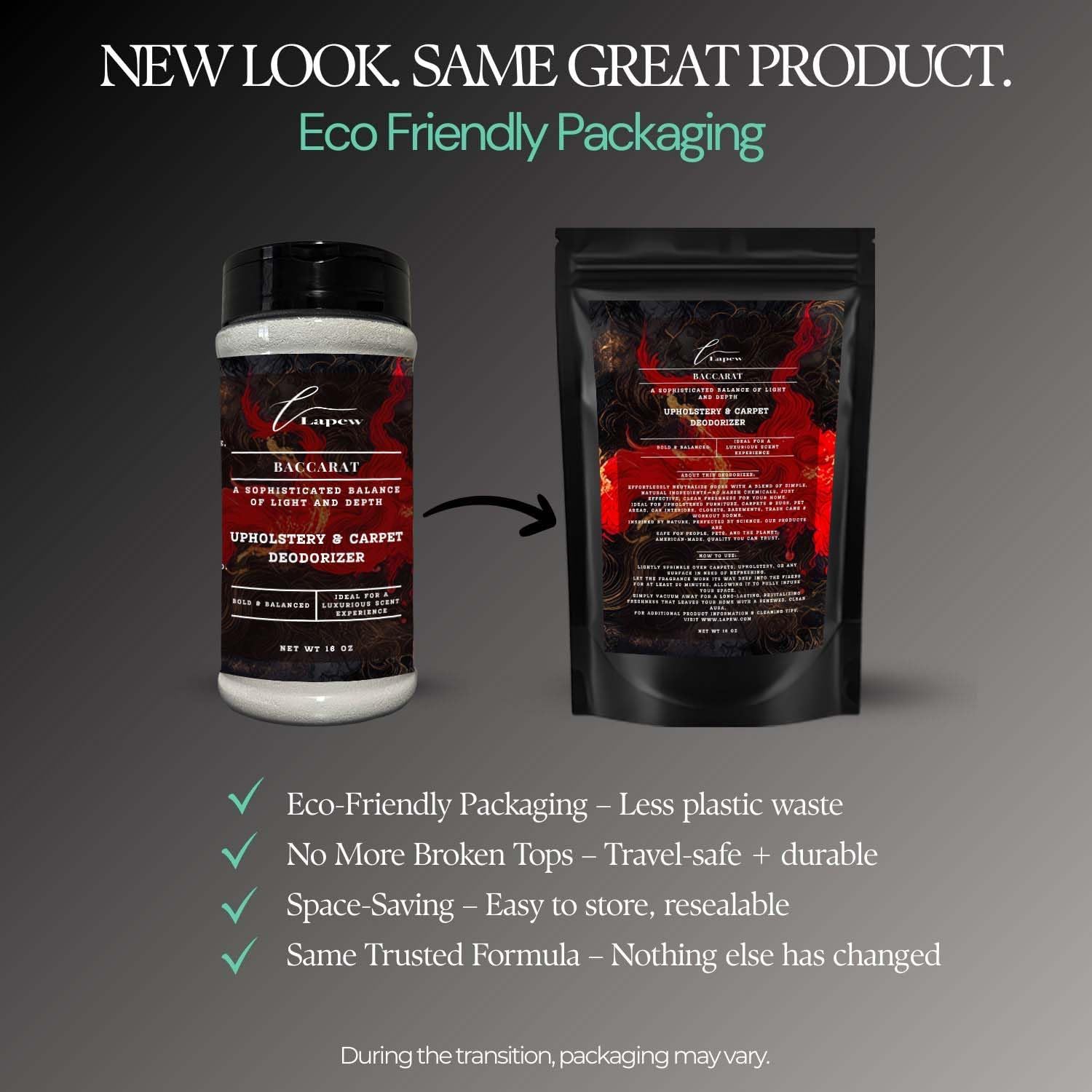 Baccarat Rouge Carpet Freshener Powder: Powerful Odor Eliminator for Home, Upholstery Deodorizer