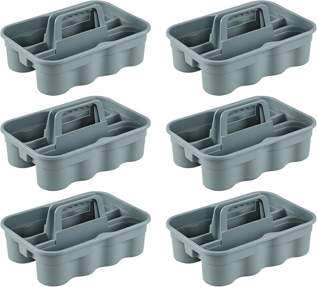 All-Purpose Cleaning Caddy, Cleaning Tool Organizer with Handle Portable Shower Caddy Basket, Grey