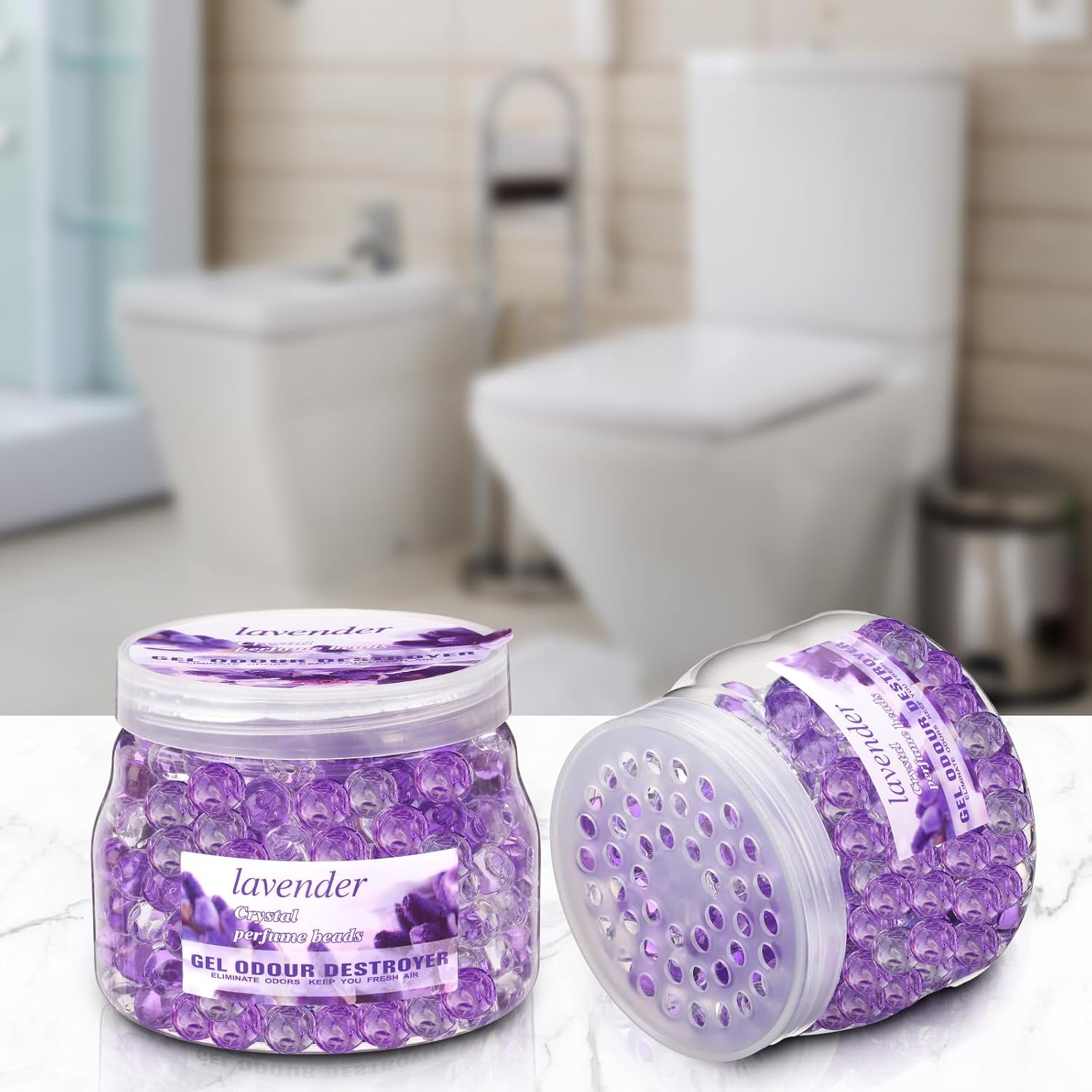 9 Pack Odor Eliminator Gel Beads Bulk 10 Ounces Air Freshener Gel Beads Odor Eliminator for Home