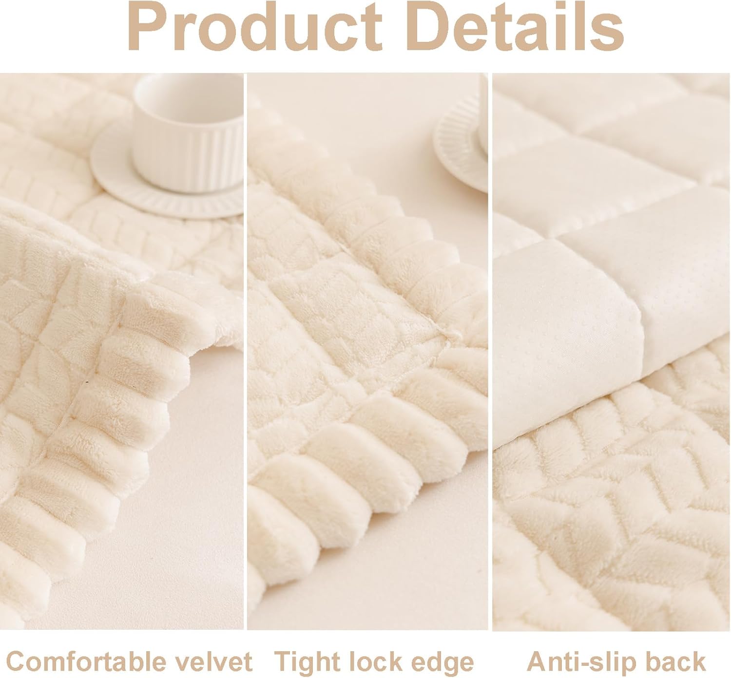 Mivnue Pet Couch Cover Protector Sofa Covers for Pets Washable Non Slip Couches and Sofas Dog Mat