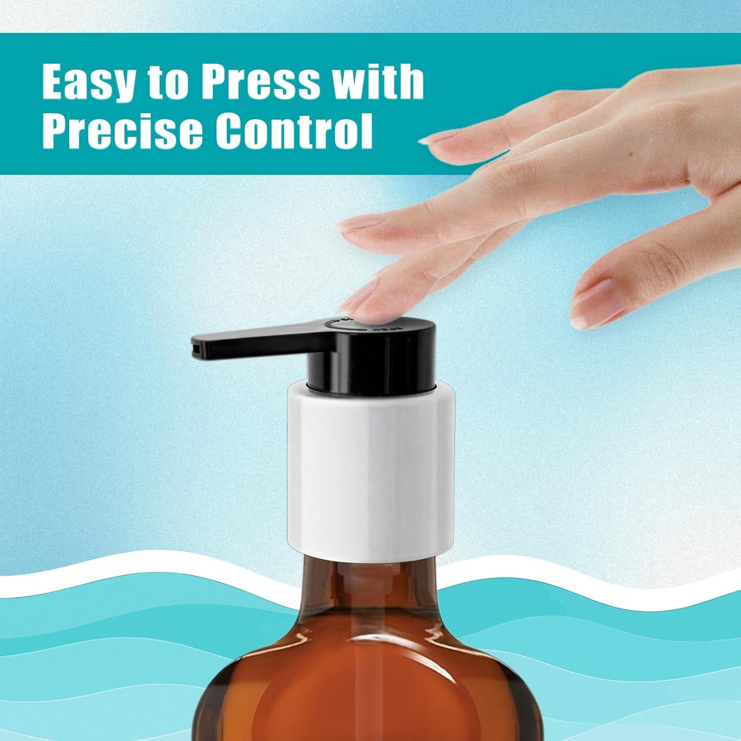 2PCS Dispenser Pump Replacement Compatible with MOROCCANOIL Treatment 1.7/3.4/4.2 Fl Oz (Not for