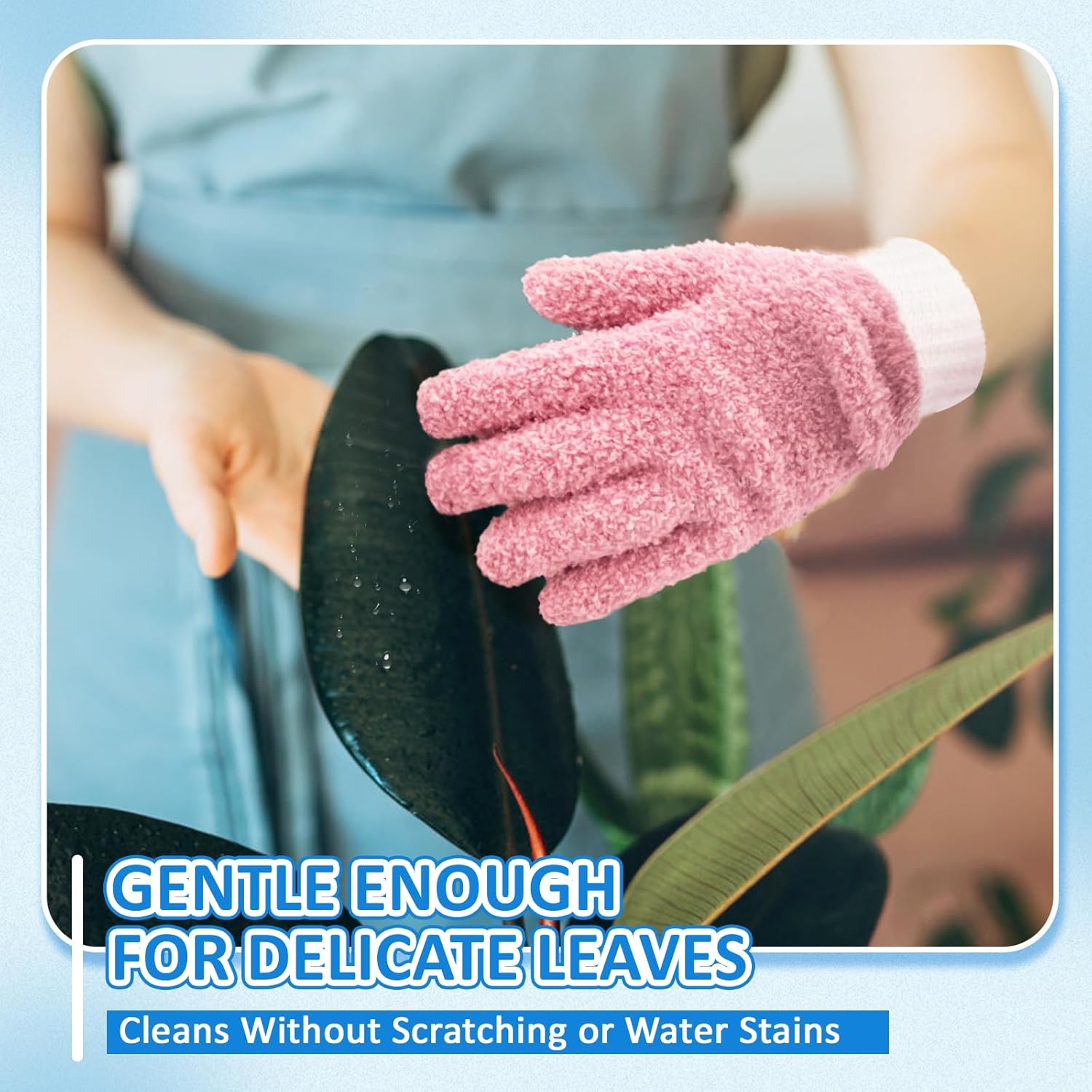 MIG4U Microfiber Dusting Gloves House Cleaning Glove for Blinds, Windows, Shutters, Furniture, and