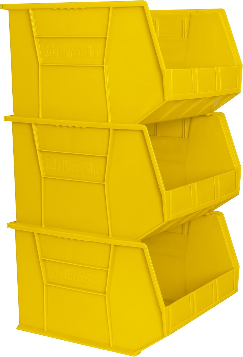 Akro-Mils 30270 AkroBins Plastic Storage Bins, Space-Saving Stackable Bins for Garage, Pantry