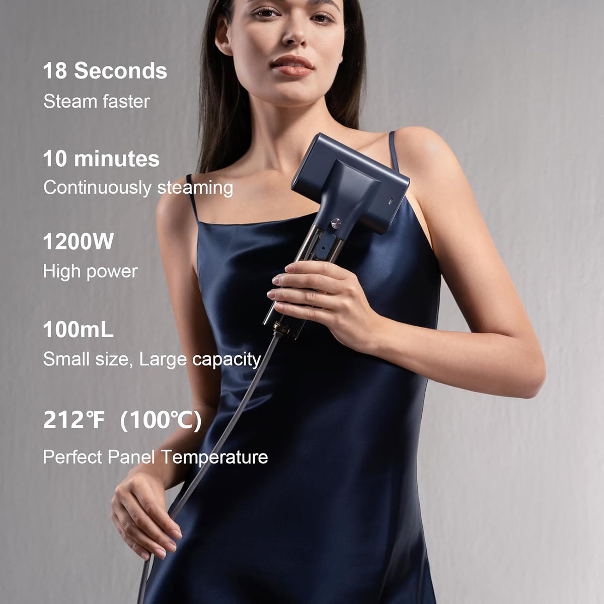 G10 Steamer for Clothes, Portable Iron and Travel Steamer, Handheld Garment Steamer, 0.9 lbs,1200W