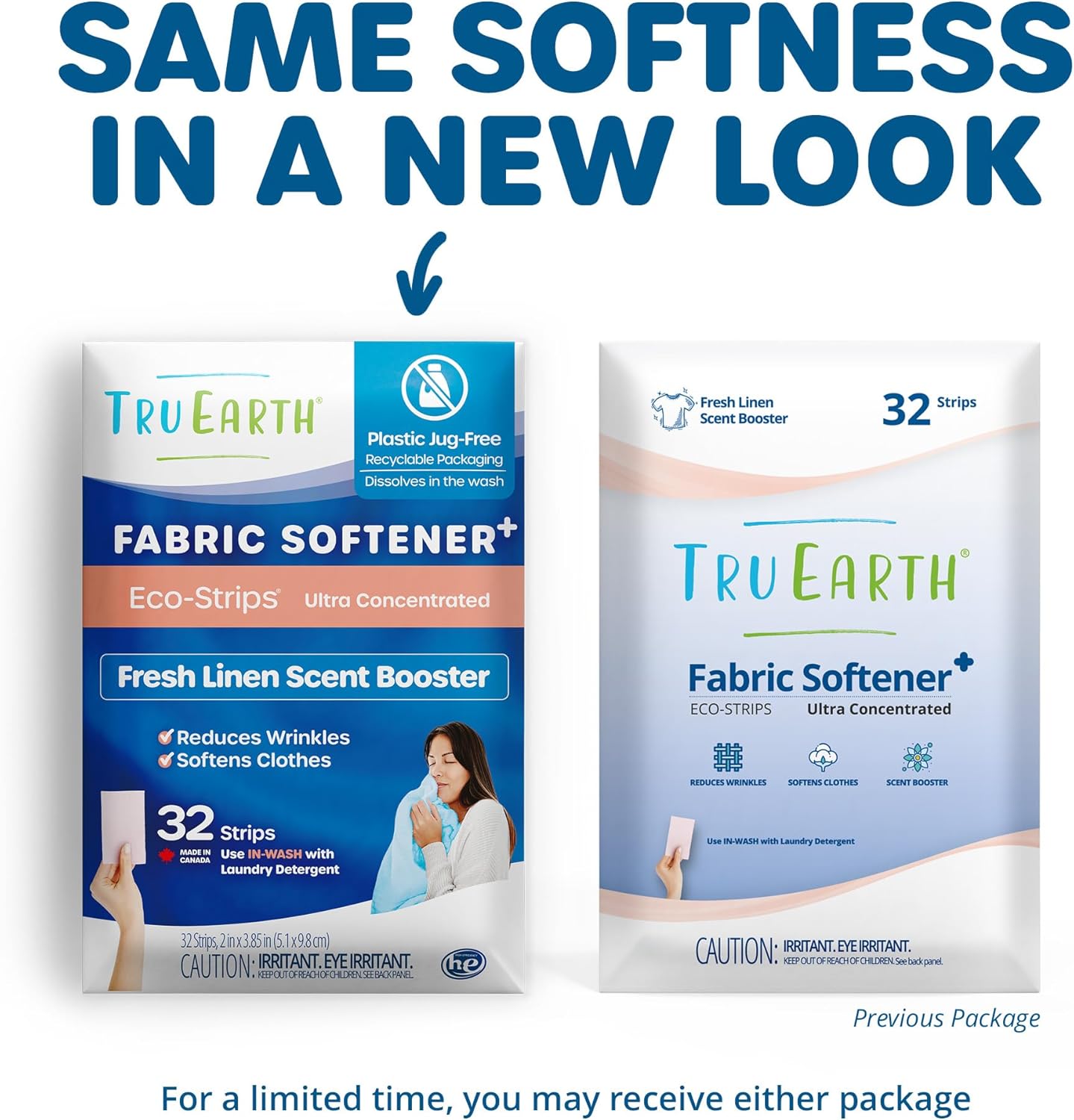 Tru Earth Fabric Softener Strips for Washing Machine, Alternative to Fabric Softener Liquid and