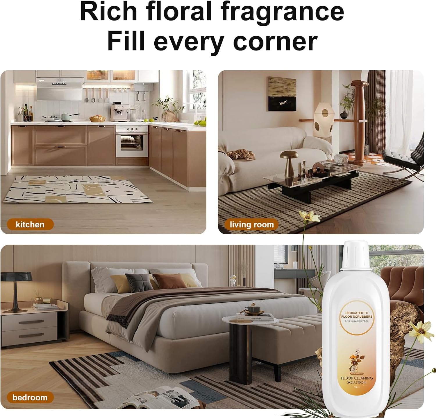 Floor Cleaning Solution Compatible With Tineco , Deep Cleans for Multiple Hard Floors, Suitable