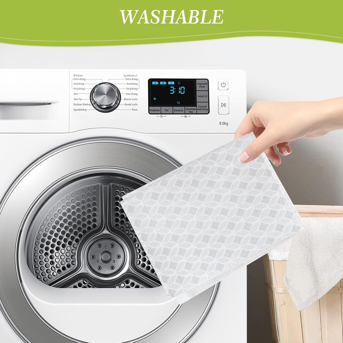 Cooyes Refrigerator Liners 17.7" x 24", Absorbent Strong Grip Fridge Liners Washable, Fridge Shelf