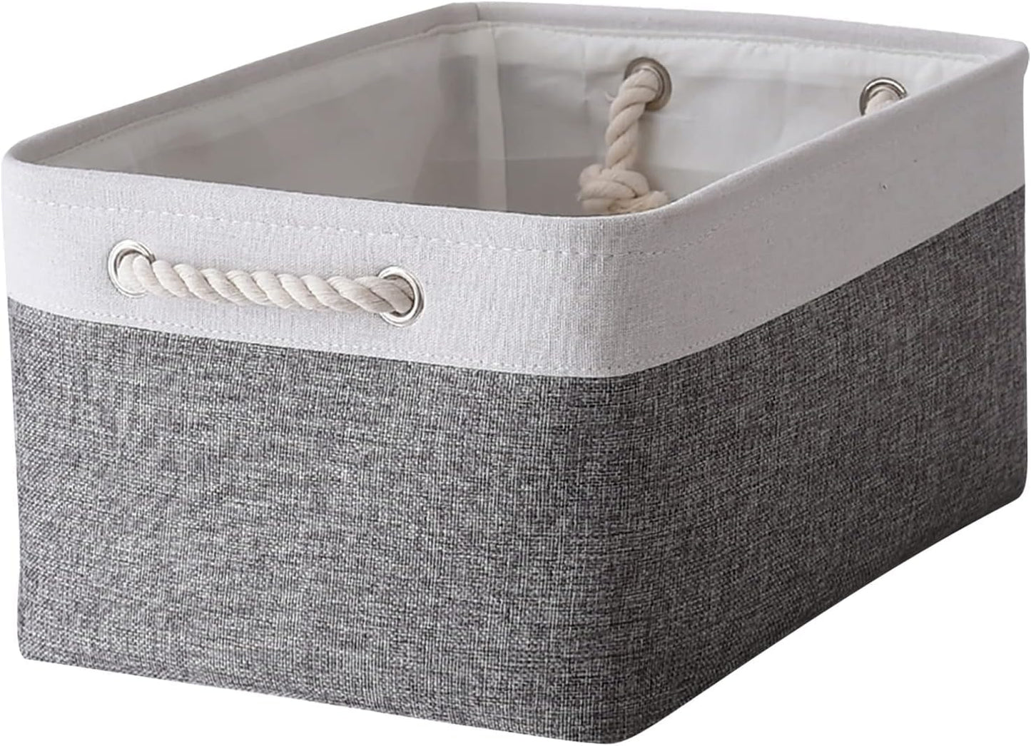 TheWarmHome Organization and Storage Basket for Organizing- 16x12x8 inch 1 Pack Fabric Storage