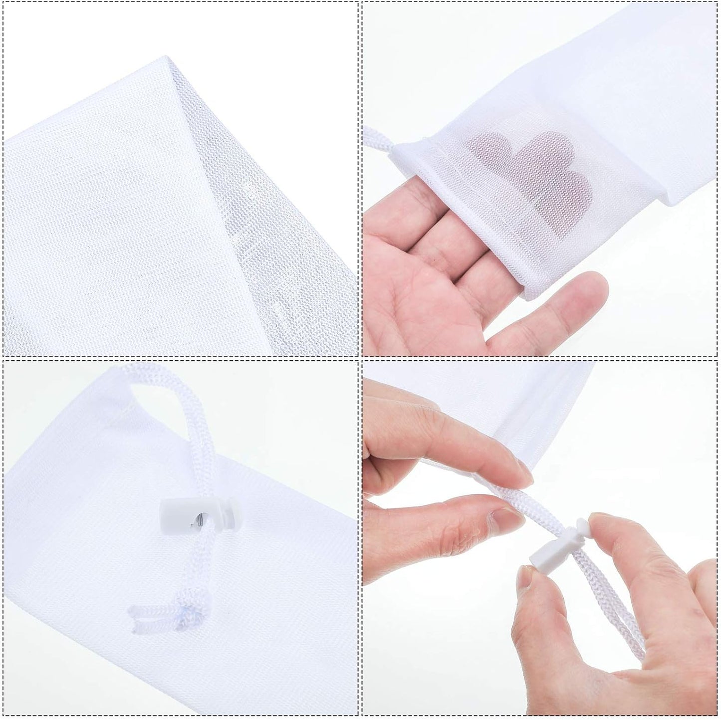 Lint Traps Catcher for Washing Machine Nylon Mesh Lint Traps for Home Laundry Washing Machine Drain