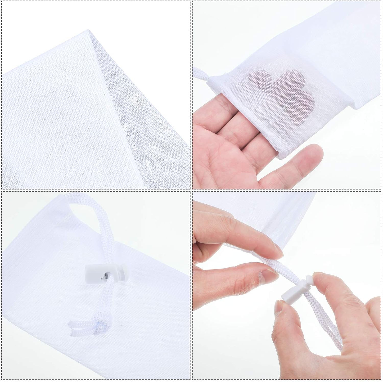 Lint Traps Catcher for Washing Machine Nylon Mesh Lint Traps for Home Laundry Washing Machine Drain