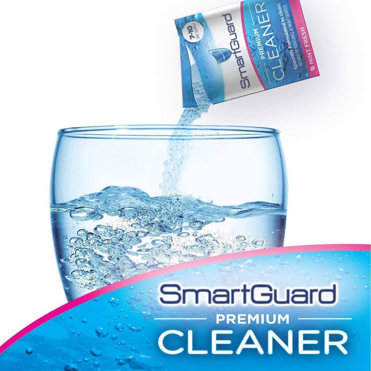 SmartGuard Premium Cleaner Crystals –(110 Cleanings)- Removes Stain, Plaque & Bad Odor from