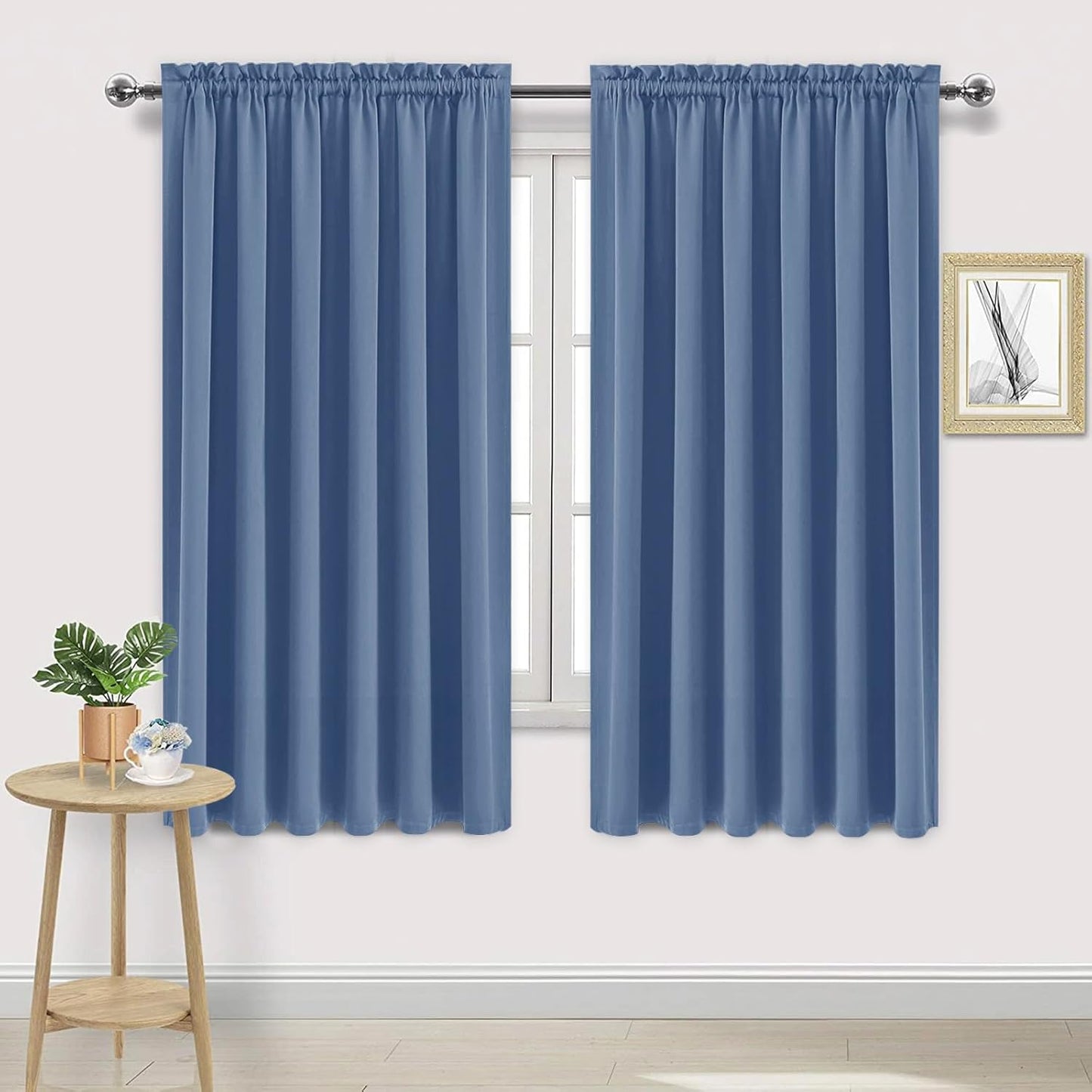 DWCN Blackout Curtains for Living Room Thermal Insulated, Energy Saving & Noise Reducing Bedroom