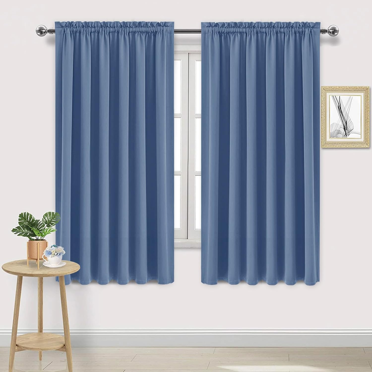 DWCN Blackout Curtains for Living Room Thermal Insulated, Energy Saving & Noise Reducing Bedroom