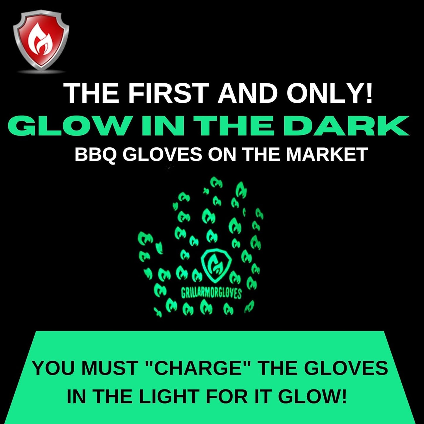 Grill Armor Oven Gloves 932°F Extreme Heat & Cut Resistant Oven Mitts with Fingers for BBQ