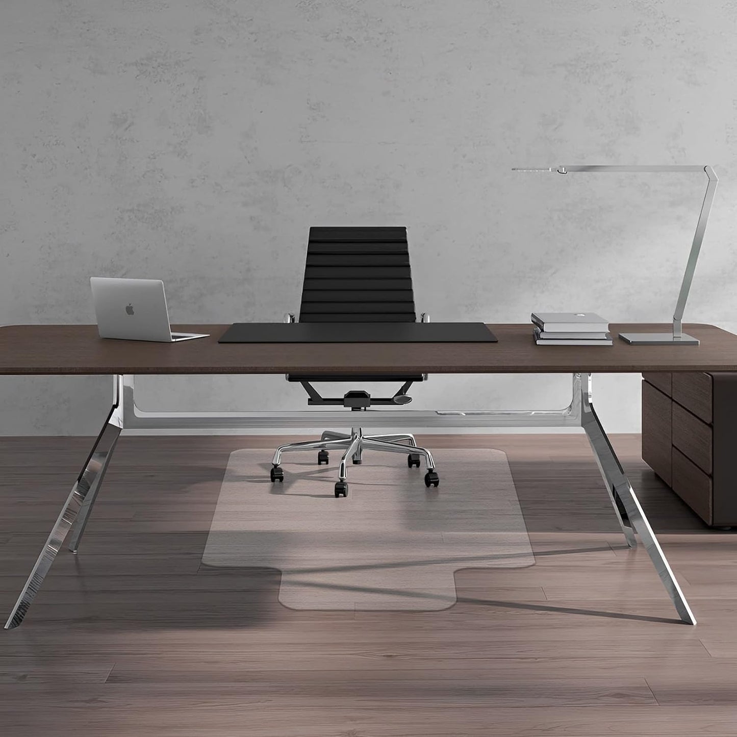 FuturHydro Office Chair Mat for Hardwood Floor, 36" x 48" Clear Computer Chair Mat, Plastic Rolling