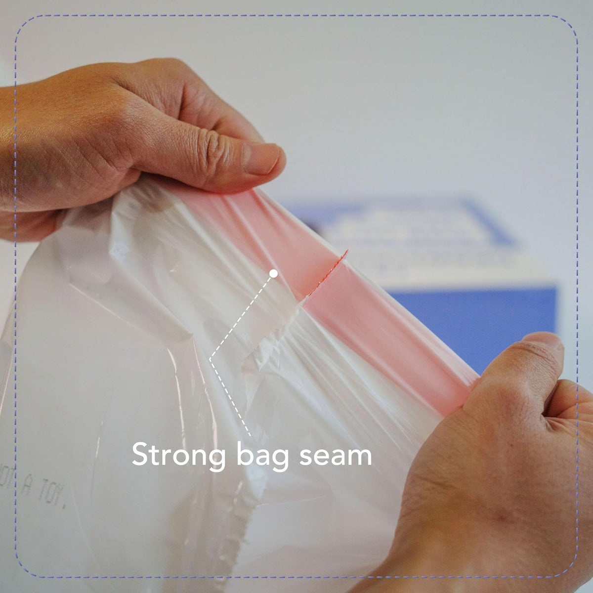 13 Gallon Drawstring Trash Bags, Lavender Scented 200 Count Tall Kichen Garbage Bags