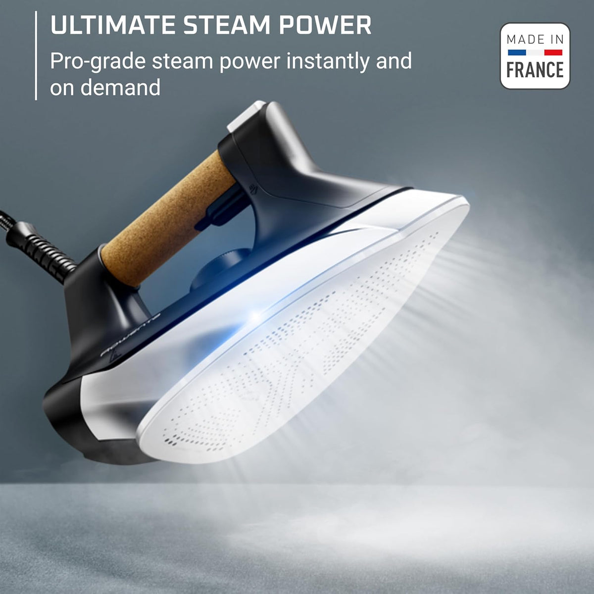 Rowenta, Iron, Ultimate Steam Pro Stainless Steel Soleplate Professional Steam Station for Clothes