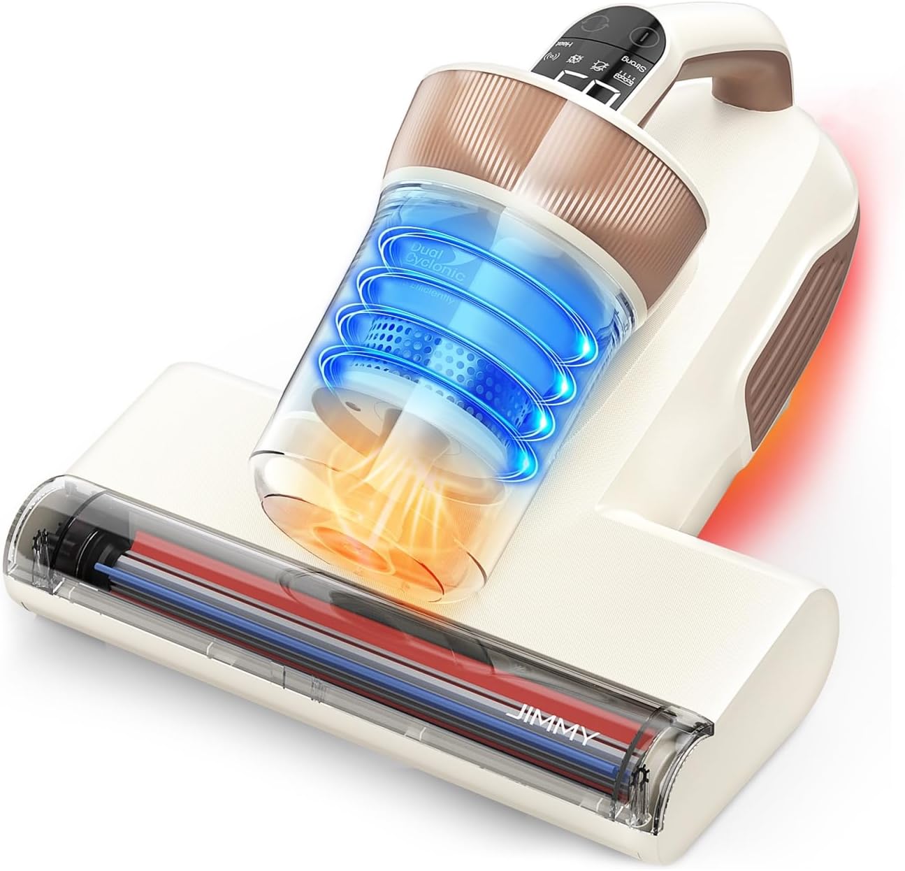 Jimmy Mattress Vacuum Cleaner, Bed Vacuum with UV & Ultrasound, High Heating, Smart Dust Sensor