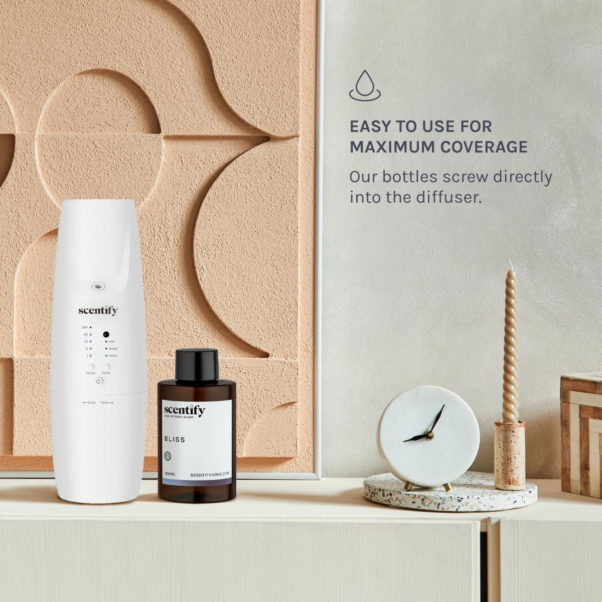 Scentify Bliss Aroma Oil Refill Scent for Oil Diffusers - Eucalyptus, Bergamot, Tea & Powdery