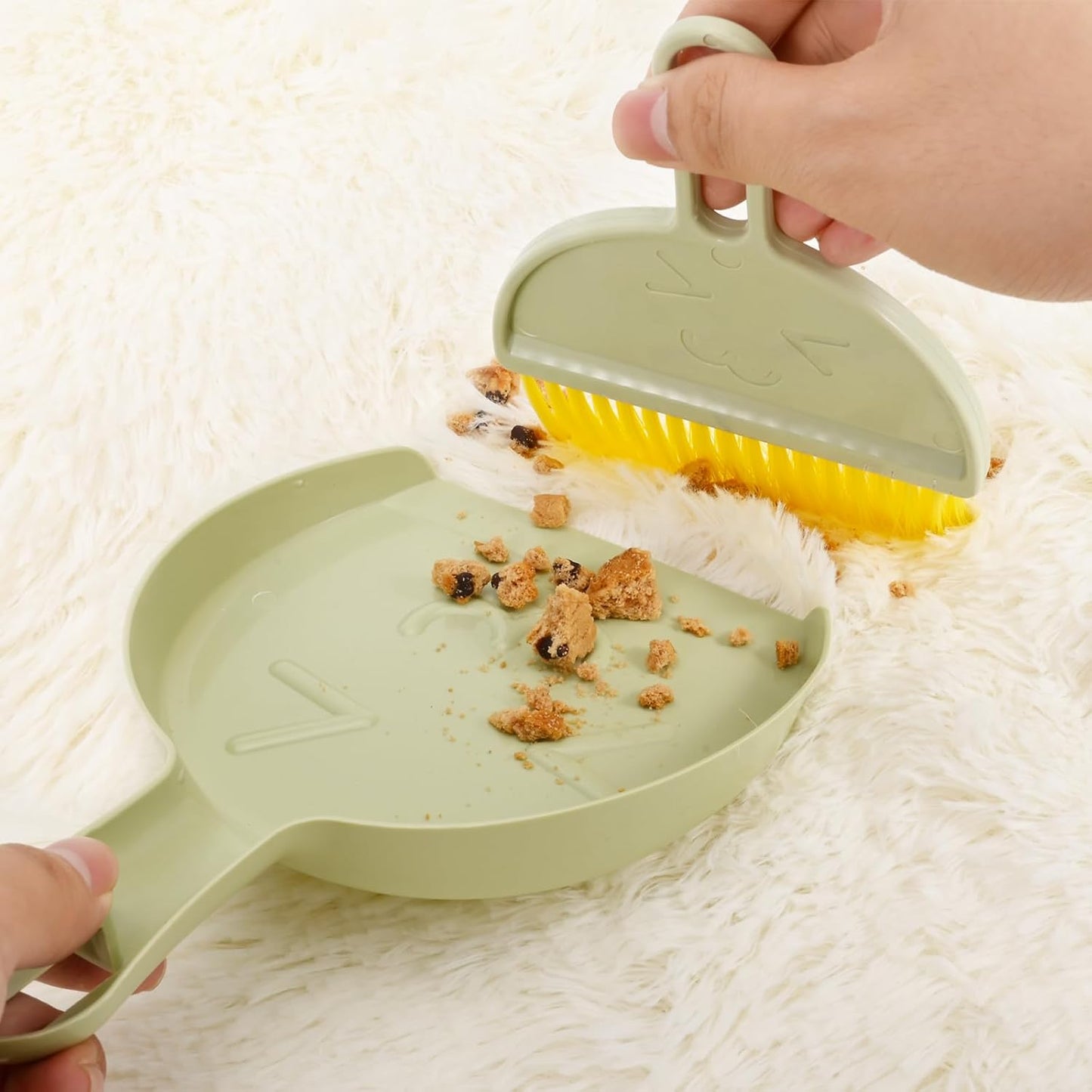 Small Broom and Dustpan Set,mini Compact Portable, for Home, Sofas, Kitchen countertops, Storage