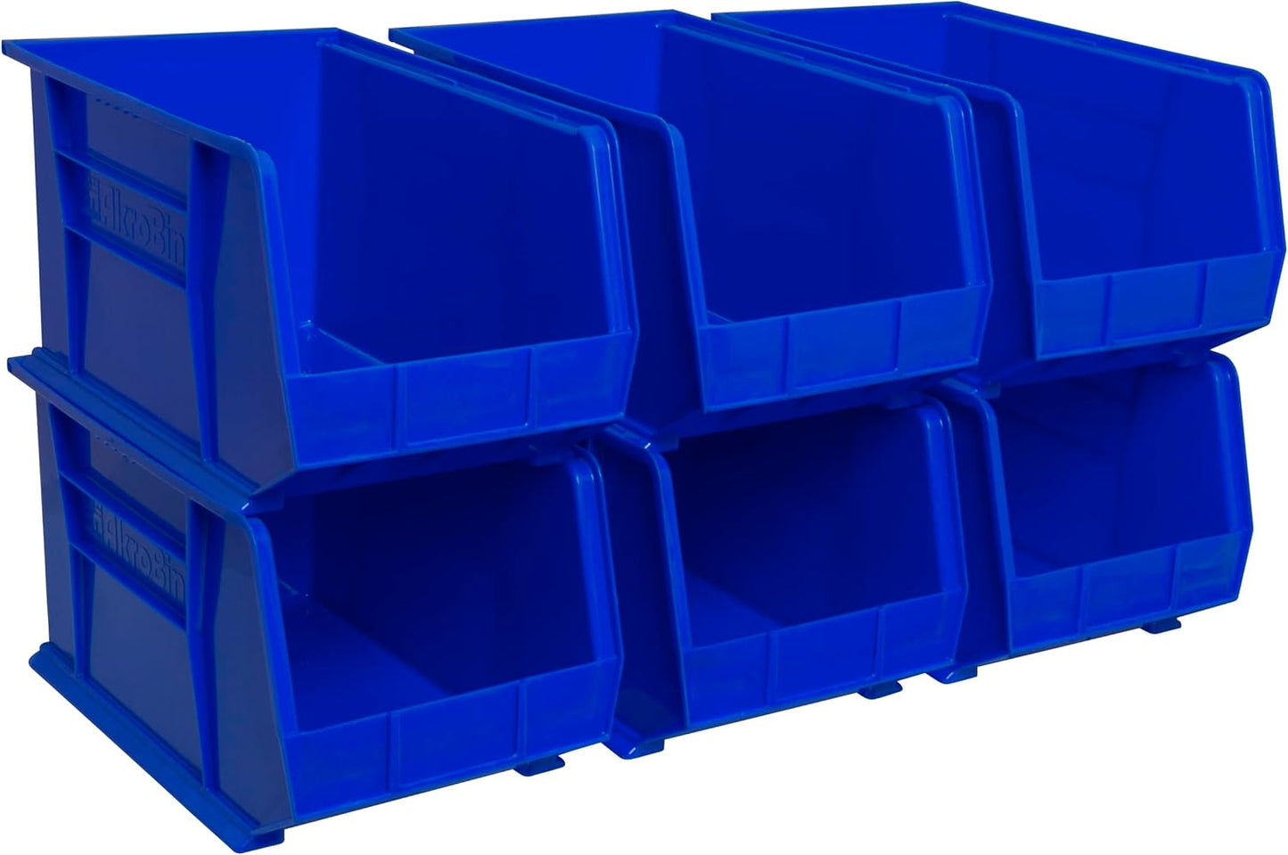 Akro-Mils 30260 AkroBins Plastic Storage Bins, Space-Saving Stackable Bins for Garage, Pantry