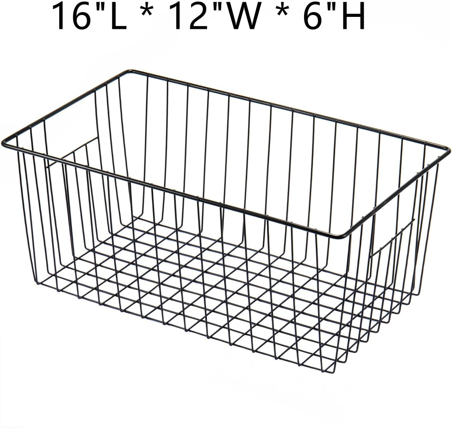16inch Upright Freezer Organizer Baskets for 13-14,16-21 cu.ft Standup Freezer, Settle freezer