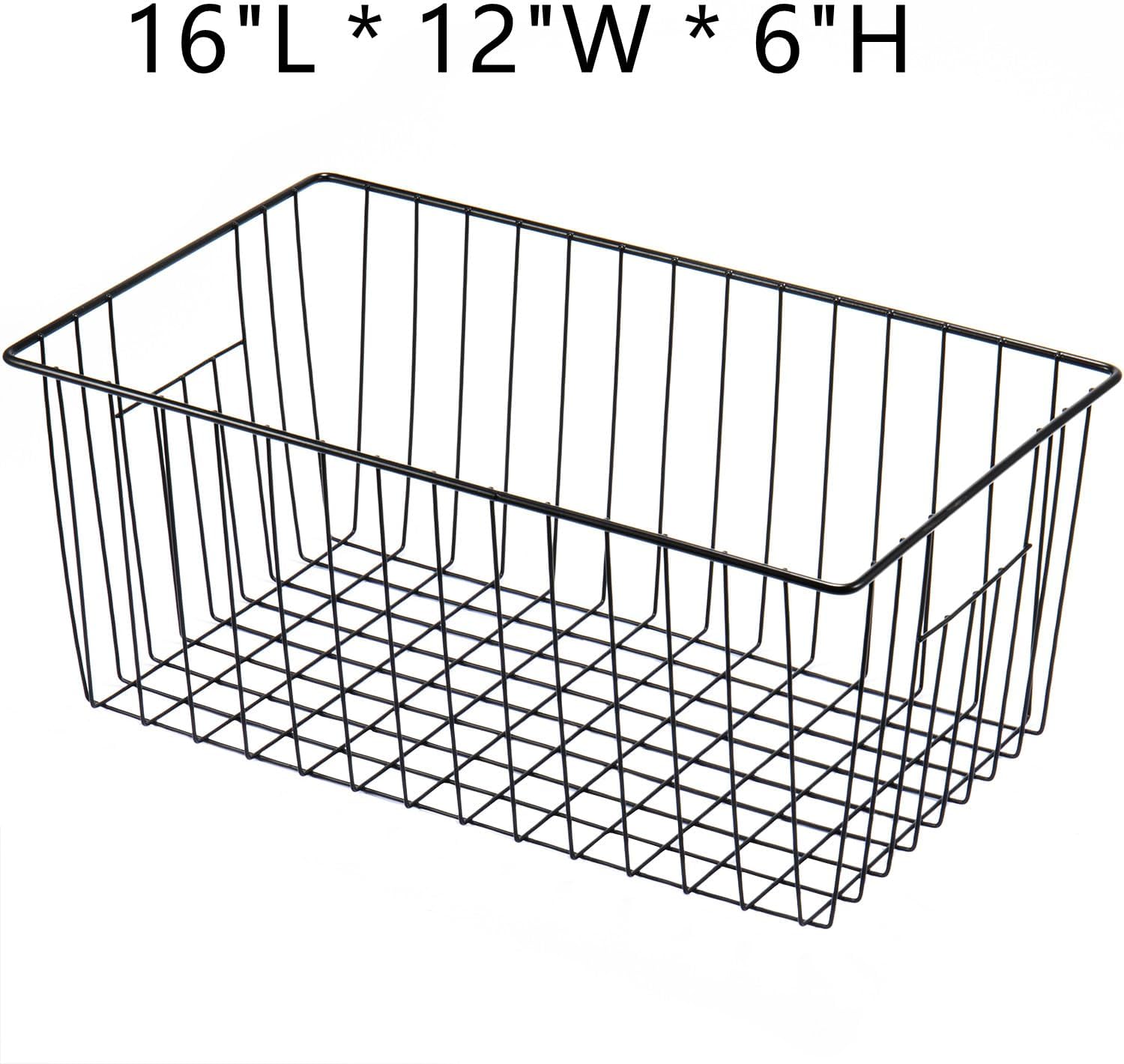 16inch Upright Freezer Organizer Baskets for 13-14,16-21 cu.ft Standup Freezer, Settle freezer