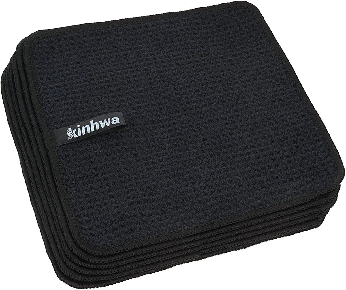 KinHwa Waffle Kitchen Towels for Washing Dishes Microfiber Dish Towels for Kitchen Ultra Soft