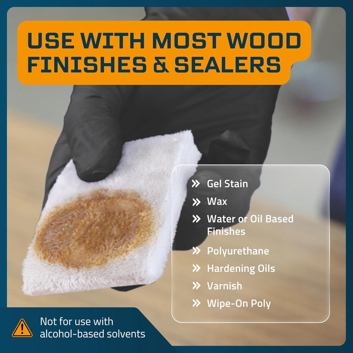 MāKRS Double Thick Stain Pad, Cut-to-Size Staining Pads, 1-Pack, Lint, Snag, Streak-Free