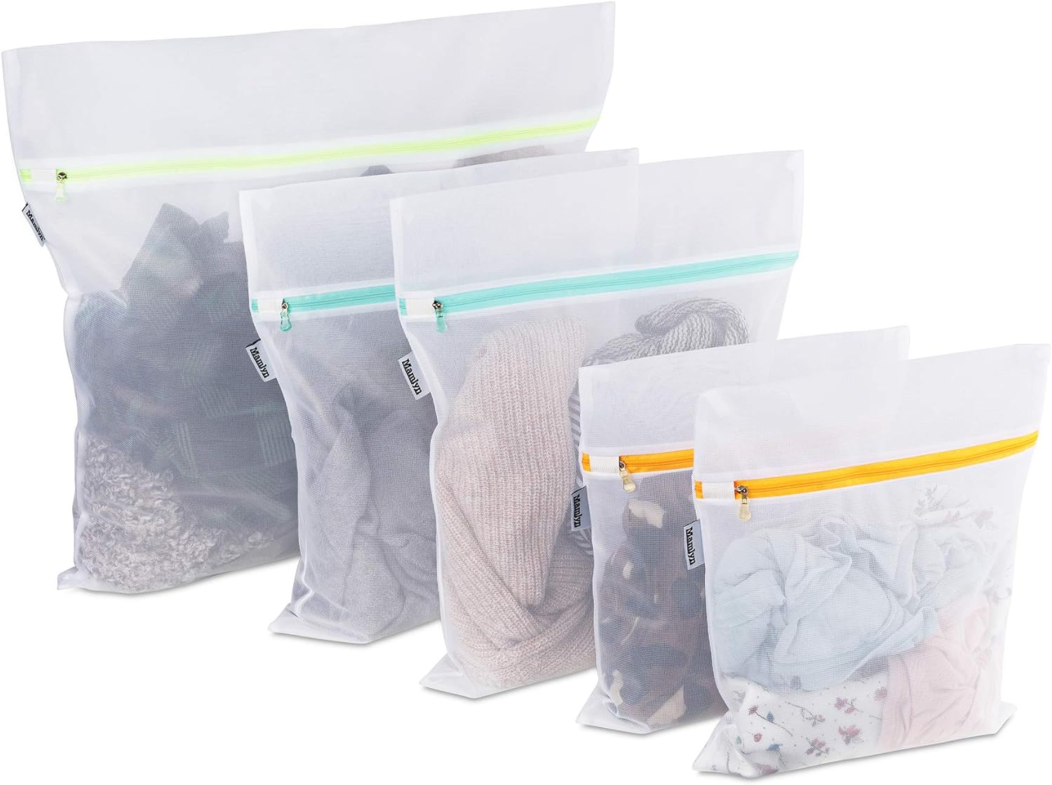 Mesh Laundry Bag for Delicates, Wash Bag for Underwear and Lingerie, Makeup Organizer Bag (1 Large