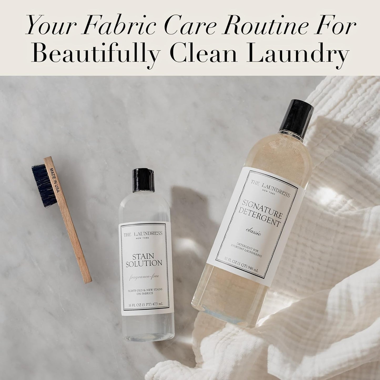 The Laundress Stain Brush, Laundry Brush for Stain Removal, Stain Brush for Clothes, Small Brush