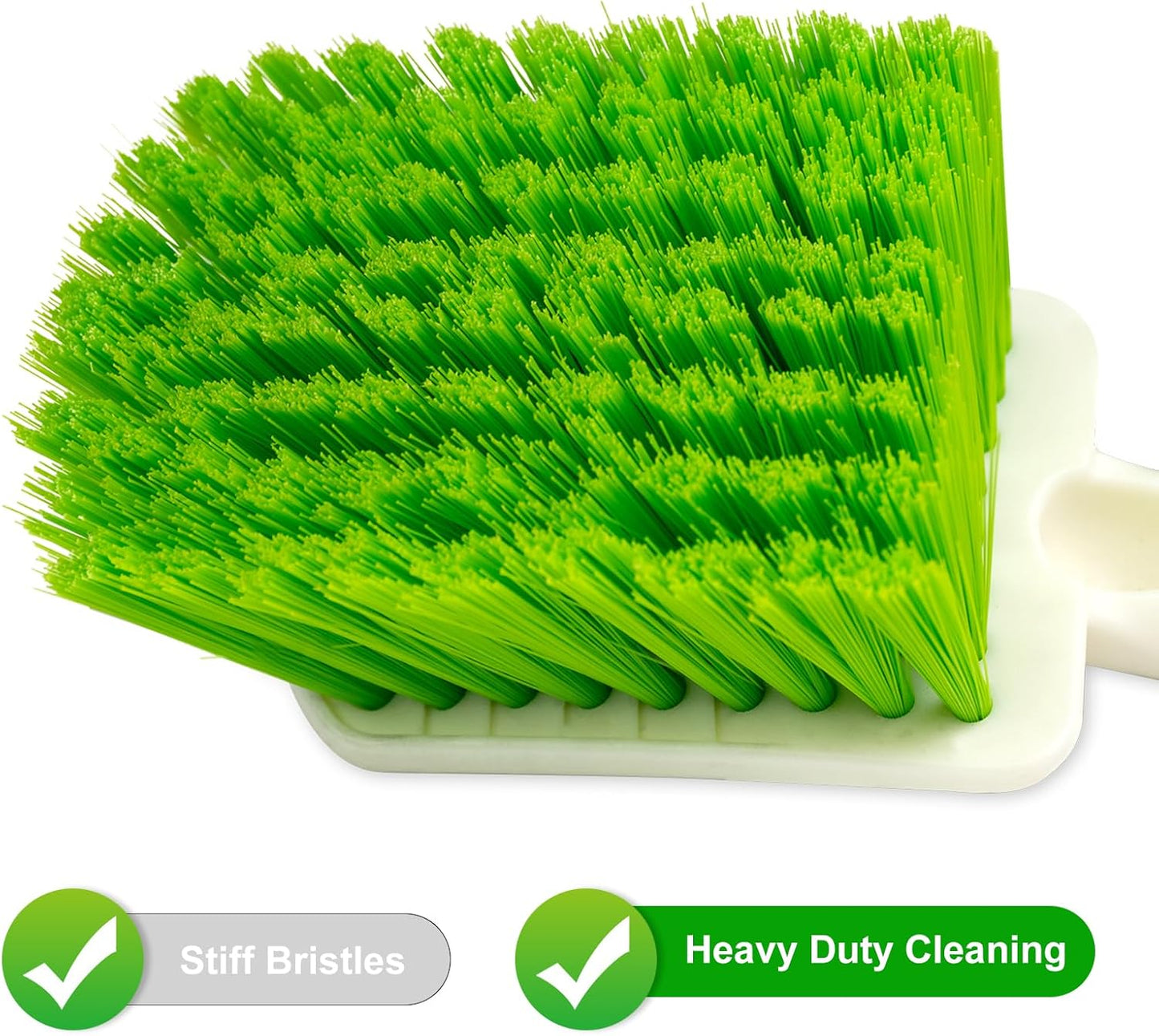 ITTAHO 2 Pack Car Wash Brush, Tire Brush for Cleaning Tires, Soft & Stiff Bristle Wheel Cleaner