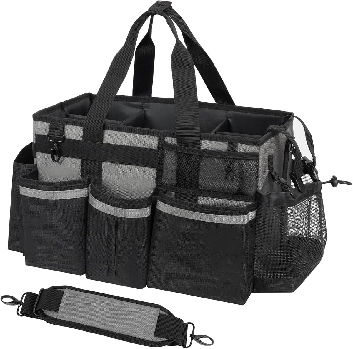 Wearable Cleaning Caddy, Cleaning Caddy Supplies Organizer with Handle & Shoulder Straps for