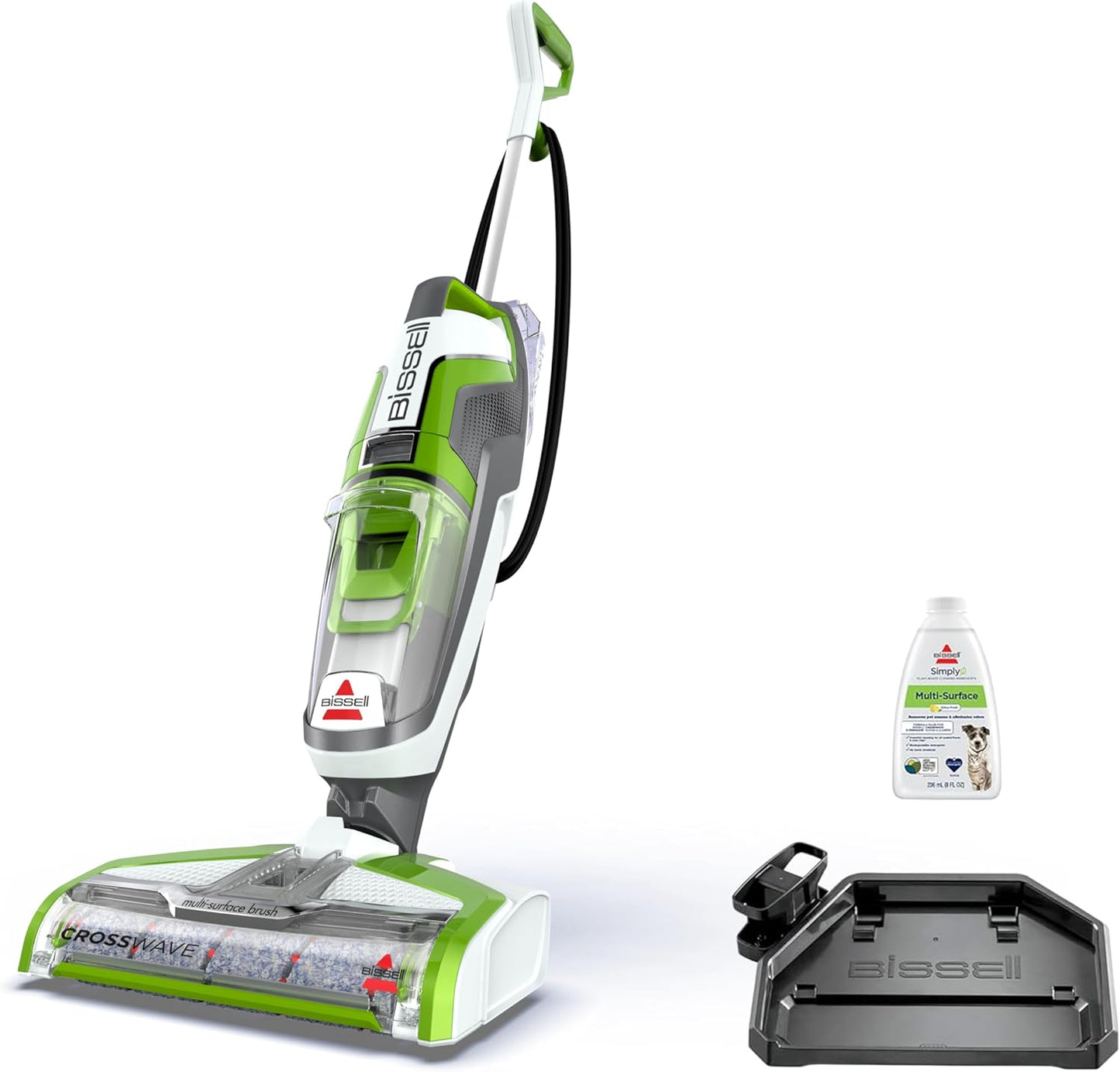 BISSELL Crosswave Turbo Vacuum Mop All in One Wet and Dry Vac Combo Hard Floor & Area Rug Cleaner