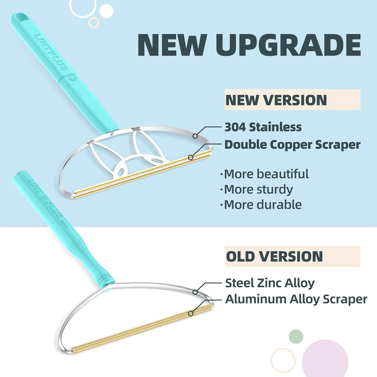 Flex MAX & Pro Pet Hair Remover Kit by LINTPLUS - Dog & Cat Hair Removal Tool for Furniture