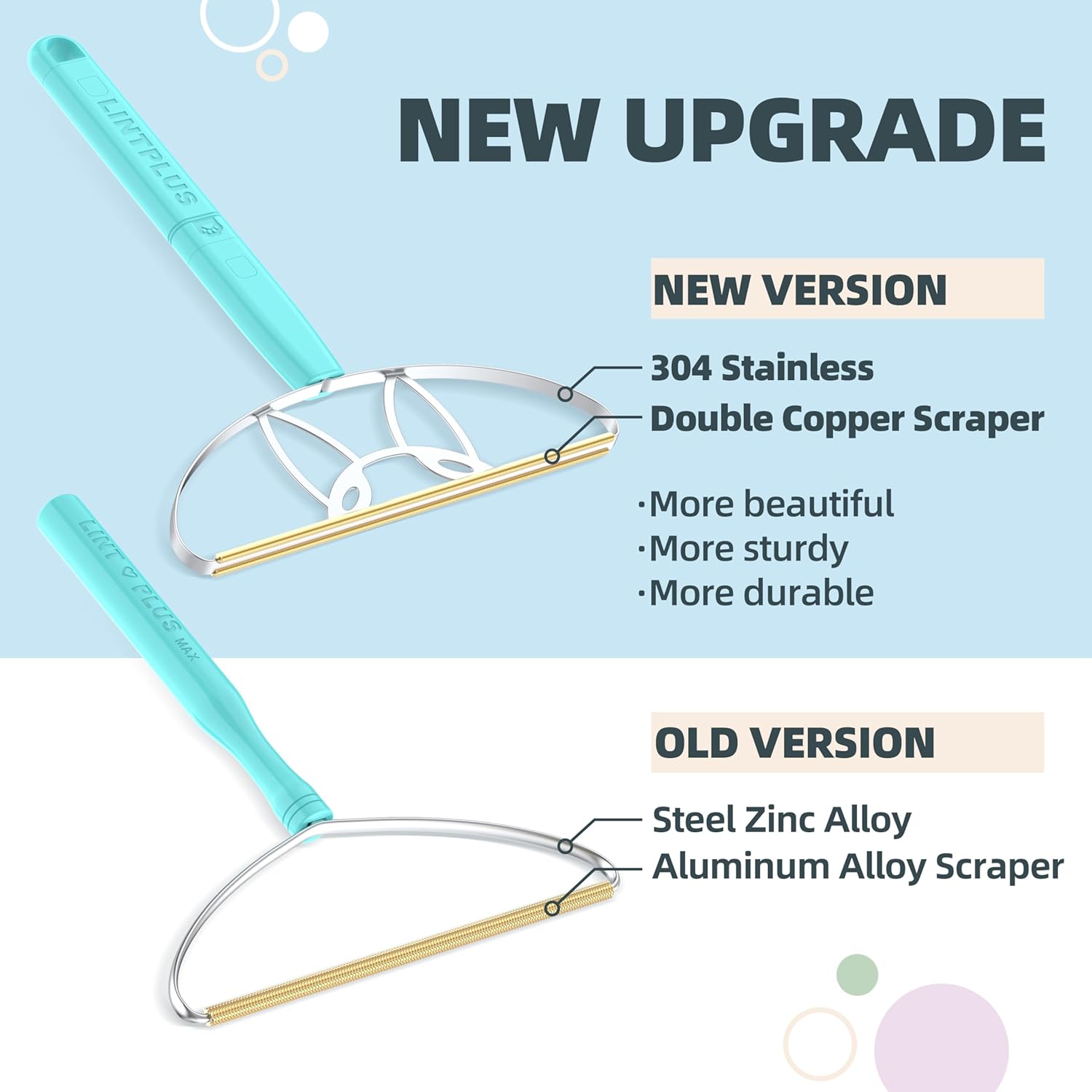 Flex MAX & Pro Pet Hair Remover Kit by LINTPLUS - Dog & Cat Hair Removal Tool for Furniture