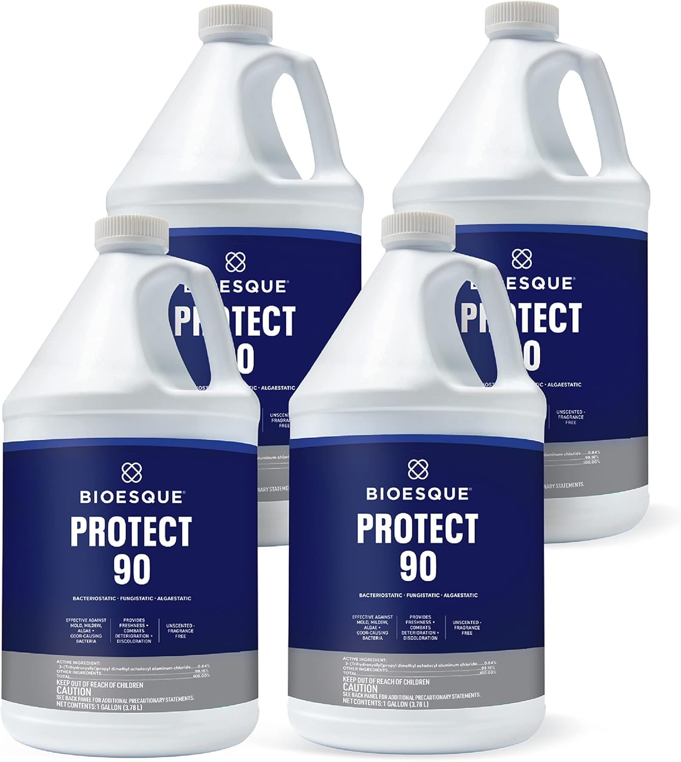 Bioesque Protect 90, Heavy Duty Bacteriostatic, Fungistatic, Algaestatic Formula, Effective Against