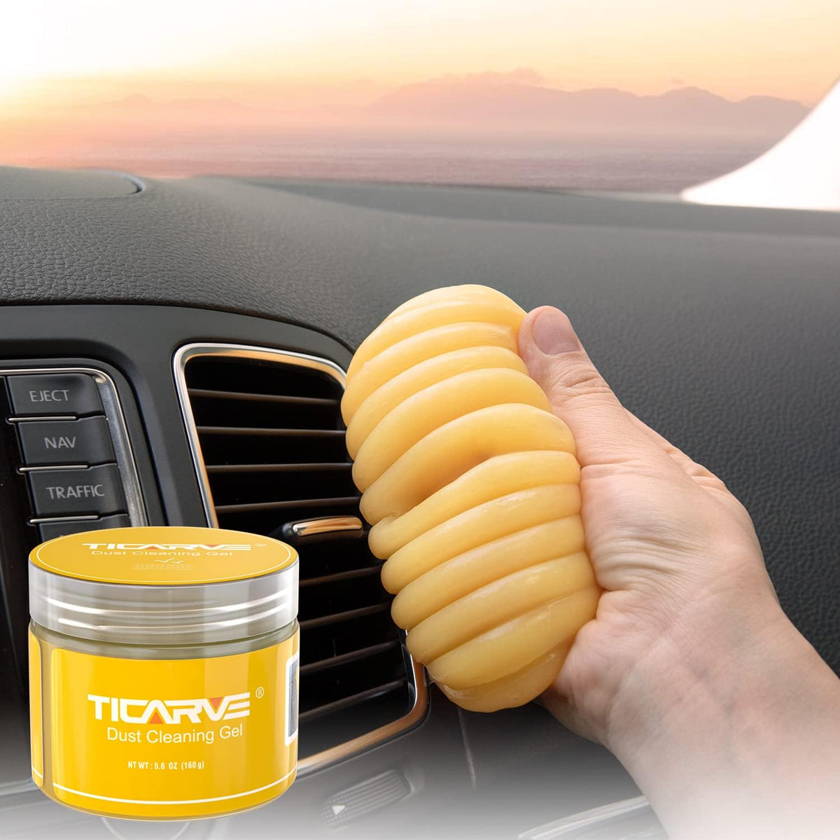 TICARVE Car Cleaning Gel Car Detailing Putty Car Cleaning Putty Gel Auto Detailing Tools Car