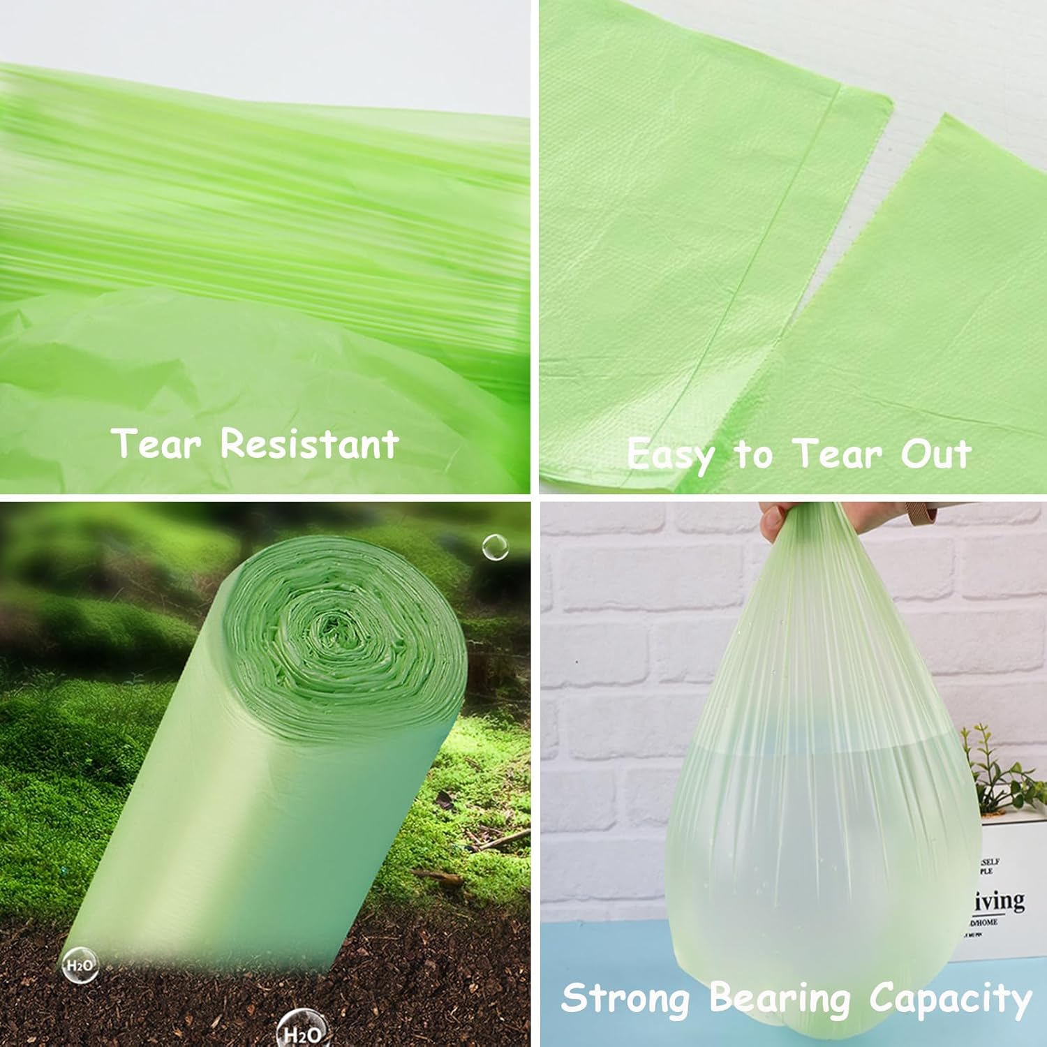 Dog Poop Trash Can for Outdoors, Dog Waste Trash Can for Yard Garden Home with Lid Removable Inner