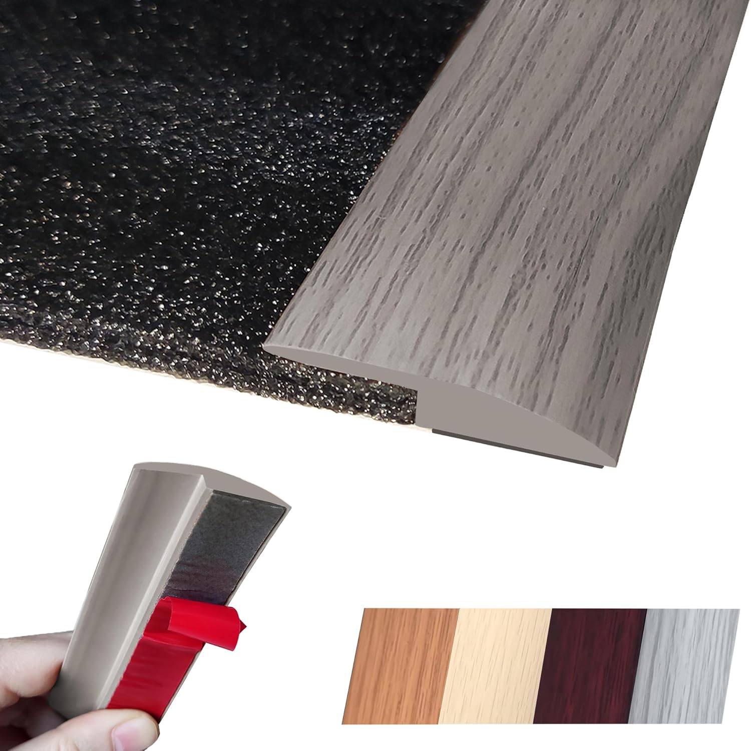 Floor Transition Strip Self Adhesive Carpet Wood Tile Vinyl Flooring Laminate Transition Cover Edge