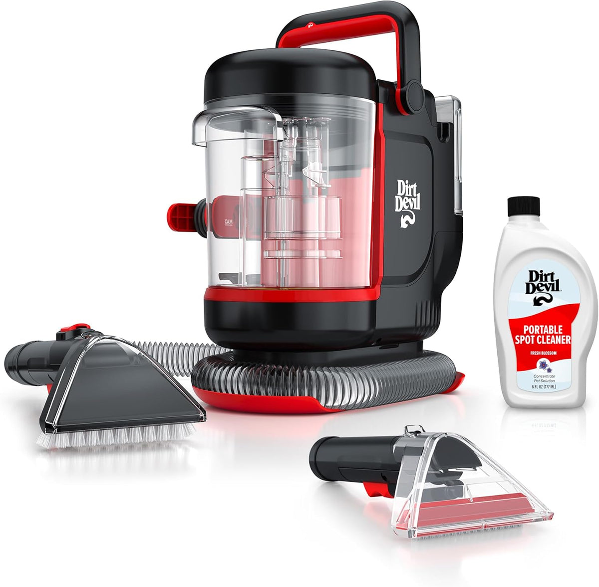 Dirt Devil Portable Spot Cleaner Machine for Carpet and Upholstery, Powerful Suction Spot Cleaning