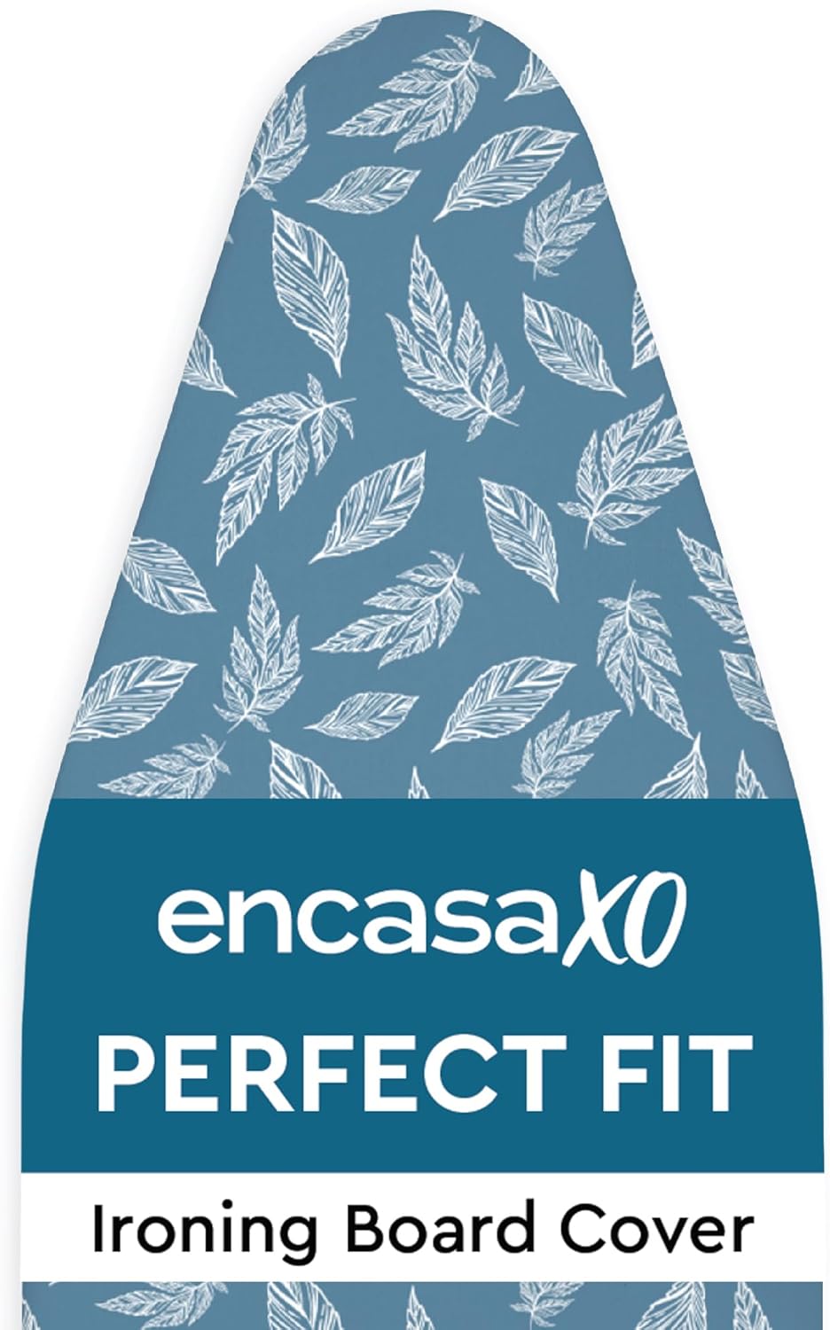 Encasa XO Ironing Board Cover and Pad 57"x22" - Thick 3mm Felt Padding, Drawstring Tightening &